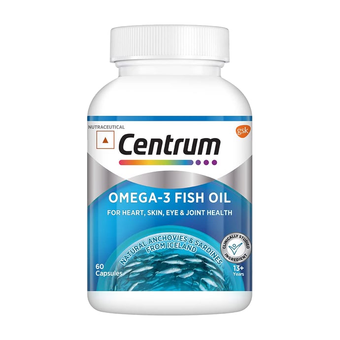 Centrum Omega-3 Fish Oil 60 Capsules 60 Caps Centrum Omega-3 Fish Oil 60 Capsules