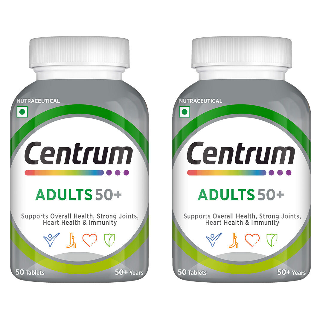 Centrum Adults 50+ Age 50  Tablets (Pack of 2)