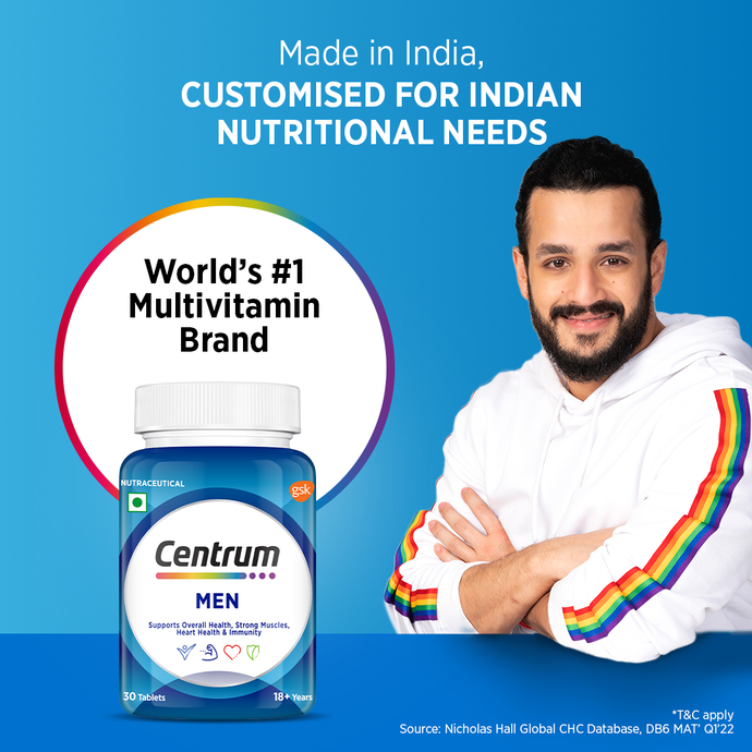 Buy Centrum Men 30 Tablets for INR 495.00 | Centrum