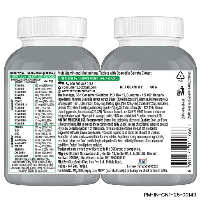 Centrum Adults 50+ Tablets