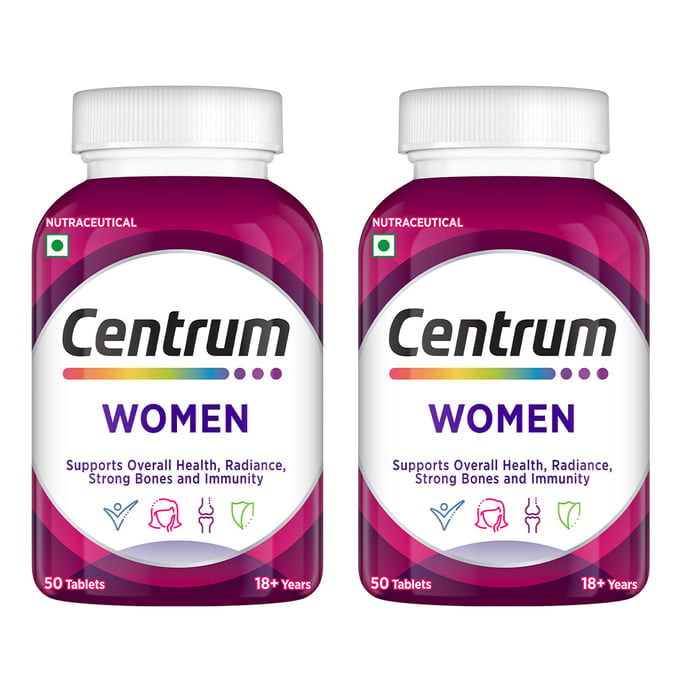 Centrum Women 50 Tablets (Pack of 2)