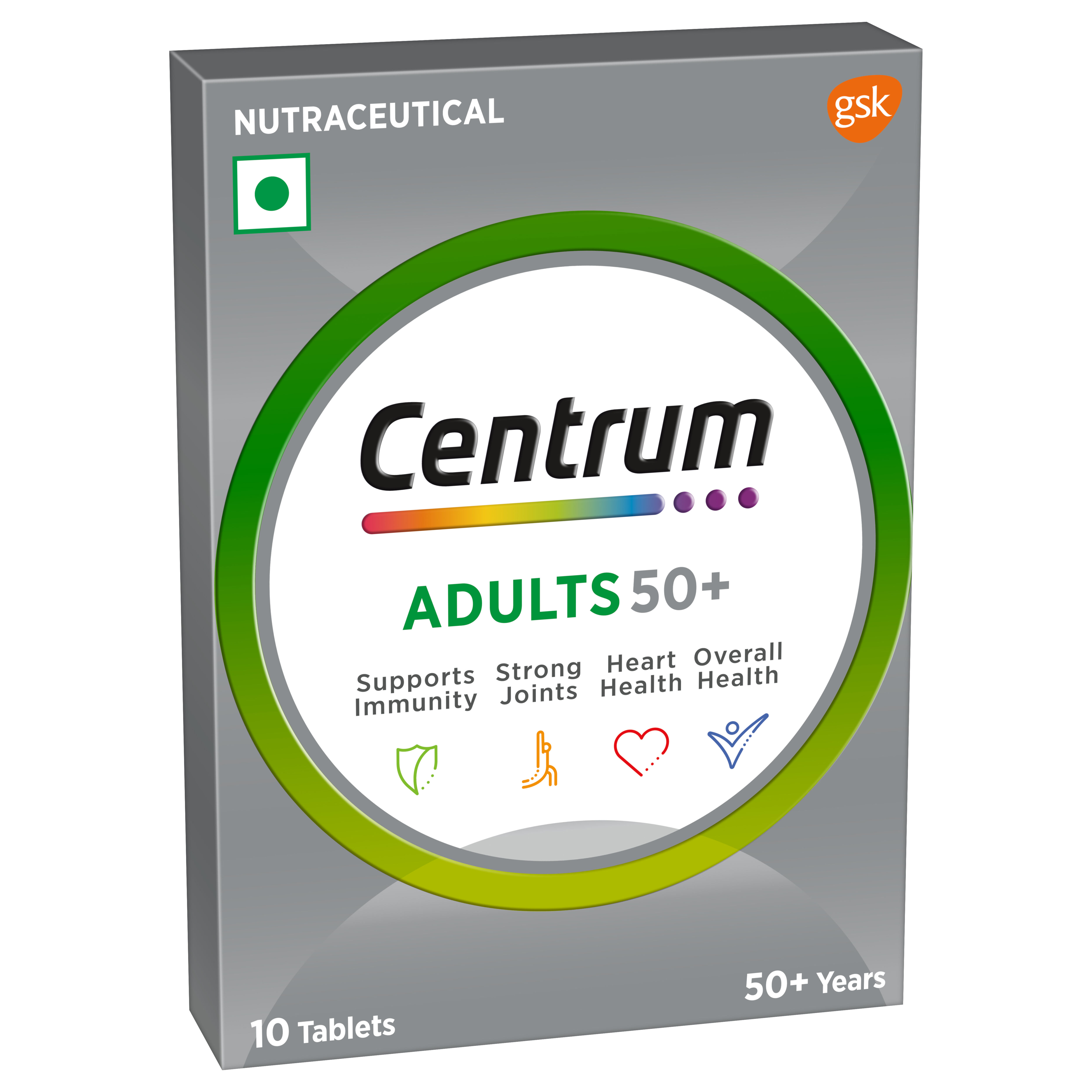 Centrum Adults Age 50+ (10 Tablets)
