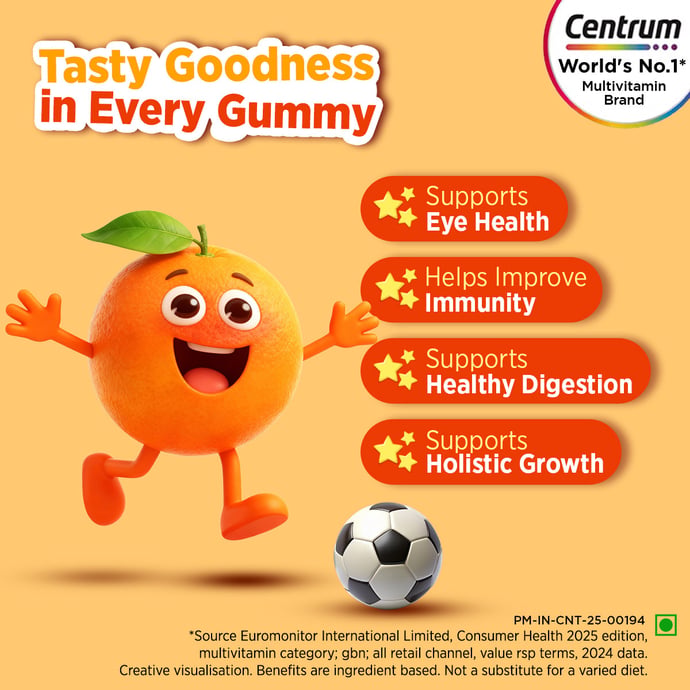Select Gummies Buy Centrum Kids 50 Gummies (Pack of 2) for INR 1440.00 | Centrum