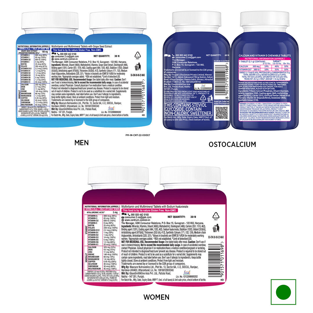 Men & Ostocal & Women Triple