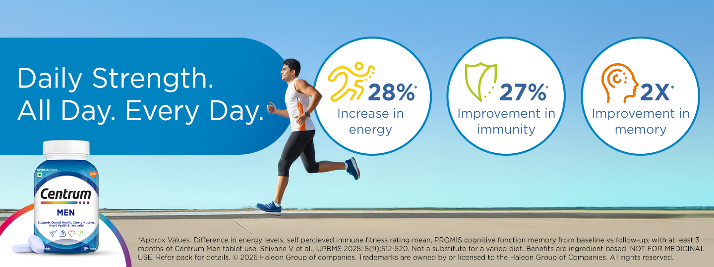 MEN: Daily Strength. All Day. Every Day.