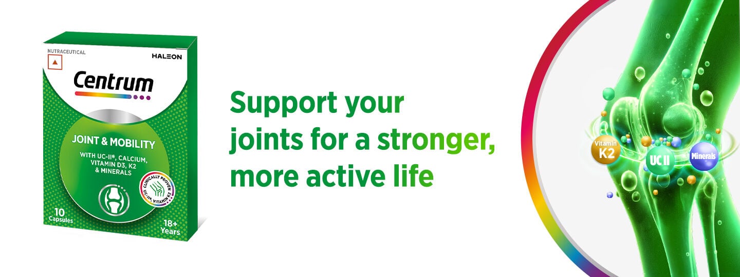 Support your joints for a stronger more active life Support your joints for a stronger more active life